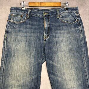 Lucky‎ Brand Mens Vintage Straight Blue Jeans size 36x32 Stretch Denim Pants